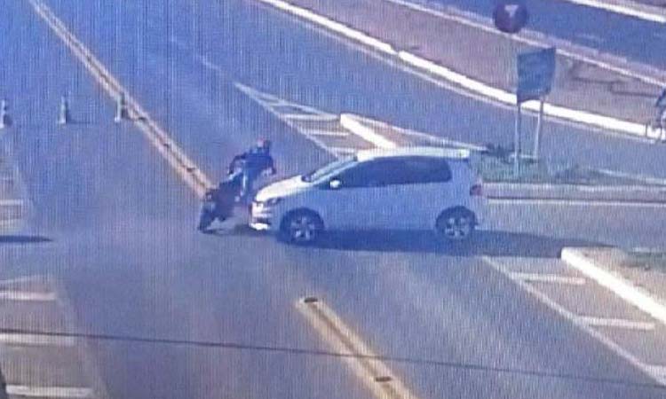 Câmeras de monitoramento flagram grave acidente em Irecê