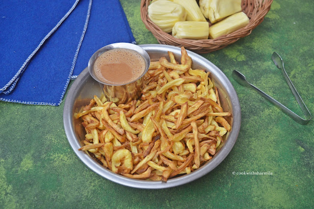 Raw Jackfruit Chips Recipe | Chakka Vathal Recipe | Chakka Chips | Chakka Varuthathu