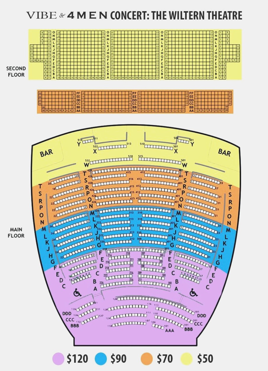 Wiltern Loge Seating Chart