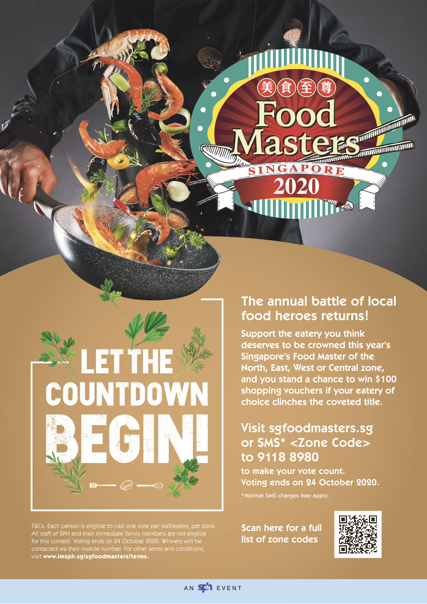 Singapore Food Masters 2020 Vote & Win