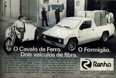 propaganda Cavalo de Ferro e Formigão - 1978. brazilian advertising cars in the 70s; os anos 70; história da década de 70; Brazil in the 70s; propaganda carros anos 70; Oswaldo Hernandez;