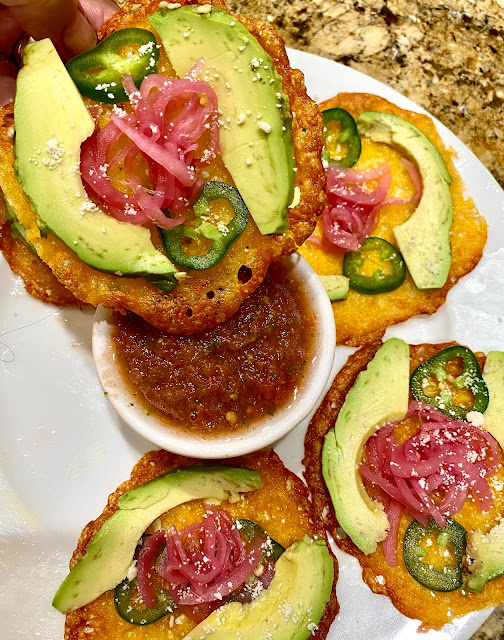 GREAT EATS HAWAII MEXICAN CHEESE CRISPS WITH AVOCADO AND JALAPENO