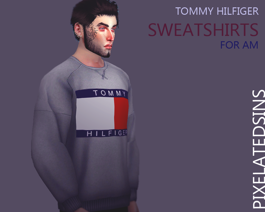 My 4 Tommy Hilfiger Sweatshirts Males by PixelatedSins