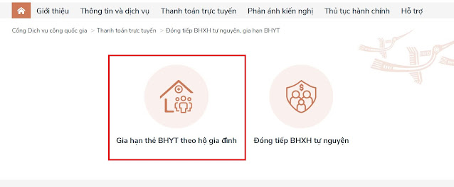 Hướng dẫn gia hạn BHYT online qua cổng dịch vụ công Quốc Gia h2