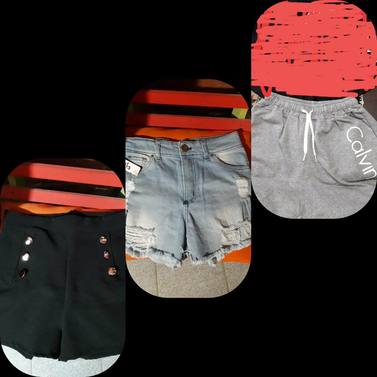 tela de short deportivo