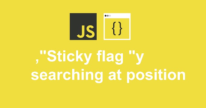 Sticky flag "y", searching at position