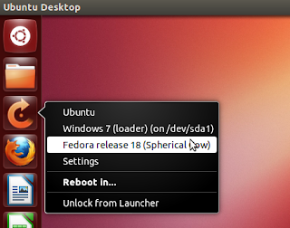 unity reboot ubuntu fedora windows 7