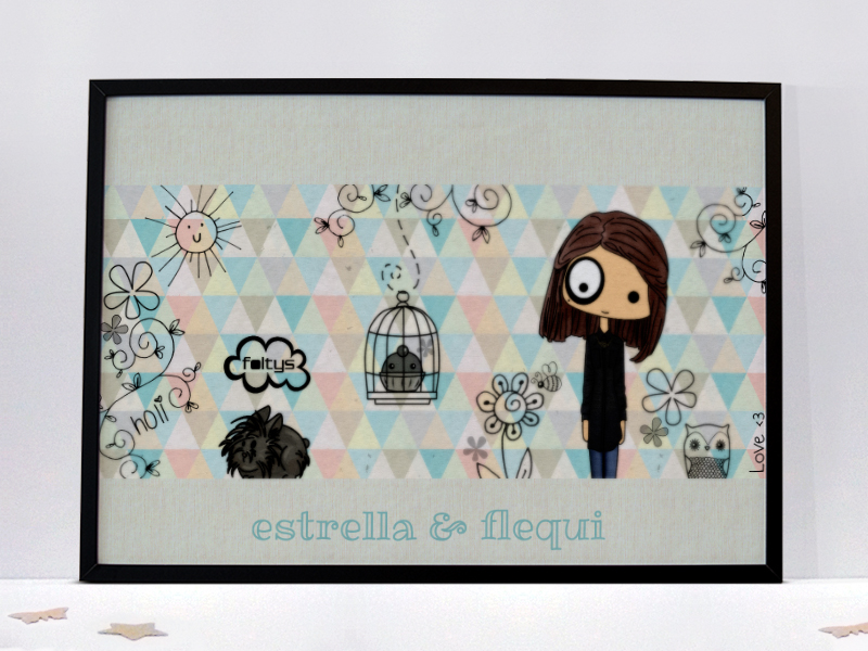 foltys vs estrella & flequi: ilustración personalizada | custom illustration
