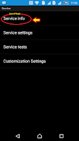 Service info - Sony Xperia Z5