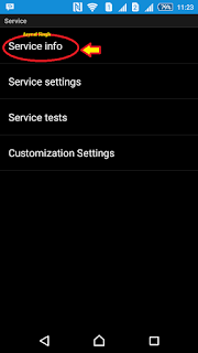 Service info - Sony Xperia Z5 PREMIUM