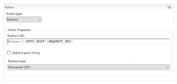 Information : How to set up an HTTP/HTTPS redirect in IIS
