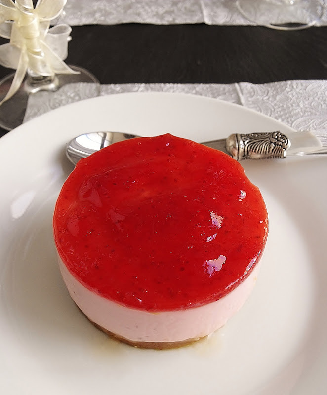 Mini cheesecake navideño | Cocinar es ponerse