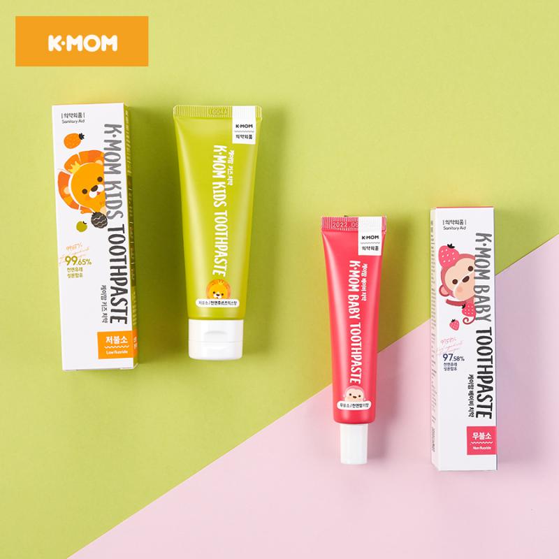 Kem Đánh Răng Trẻ Em Ít Flouride K-Mom 2-12 tuổi (50g)