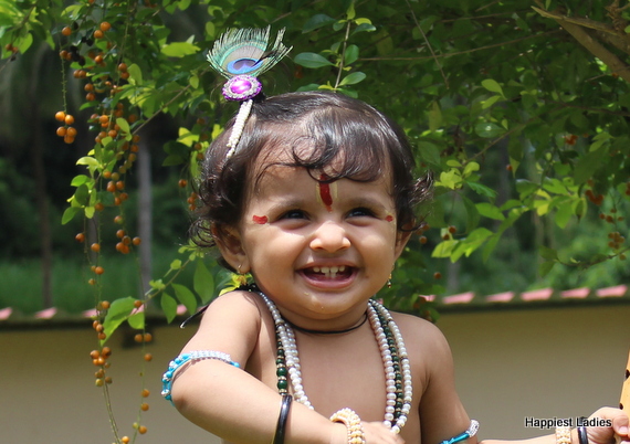 krishna jayanthi makeup for babies