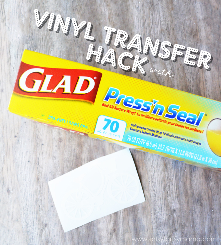 Vinyl Transfer Glad Press'n Seal Hack