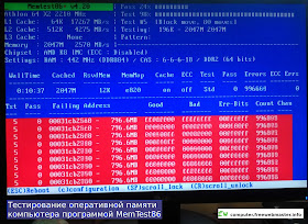 Тестирование оперативной памяти компьютера программой MemTest86 Тестирование оперативной памяти компьютера программой MemTest86