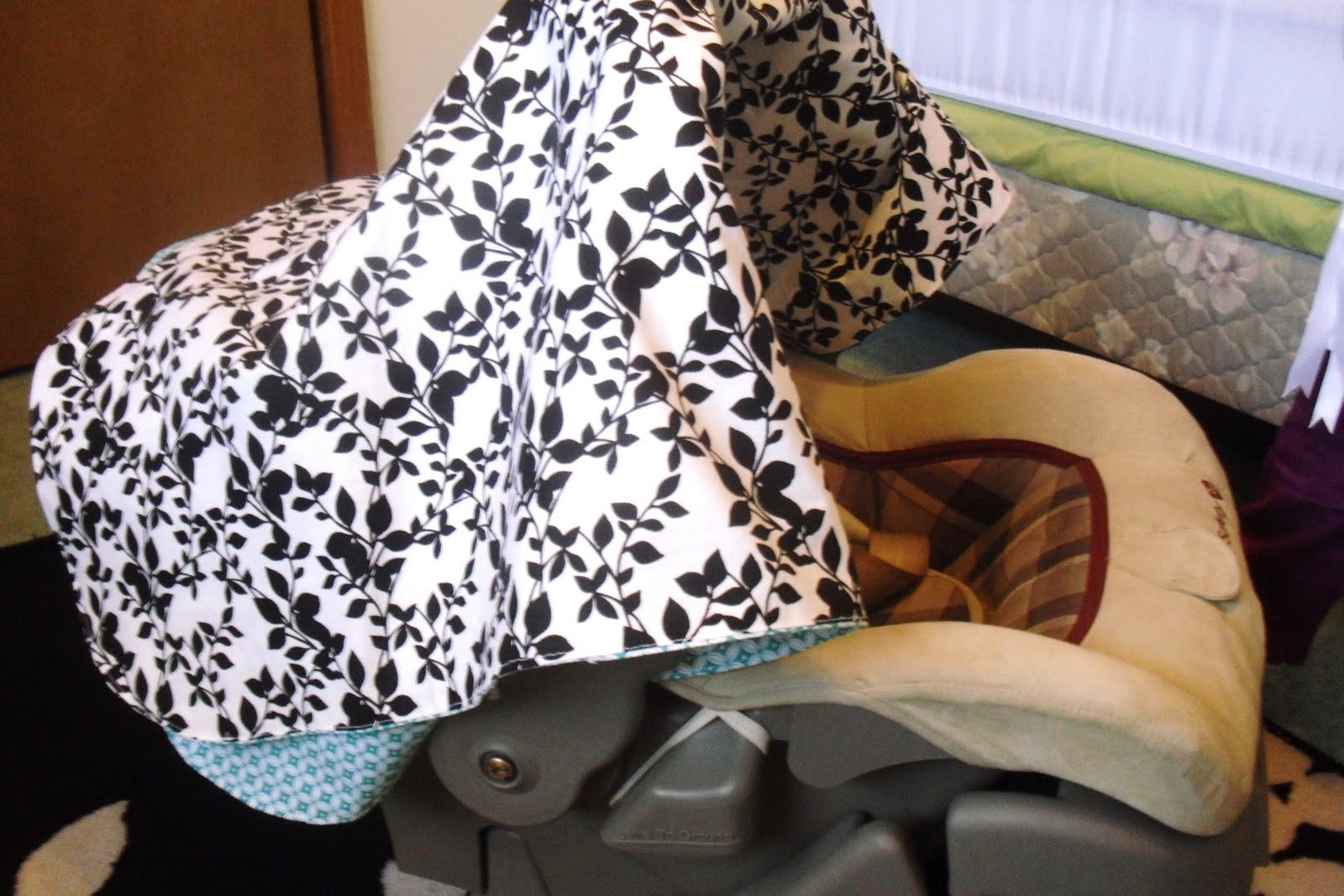 Homemade Home: Baby Car Seat Canopy