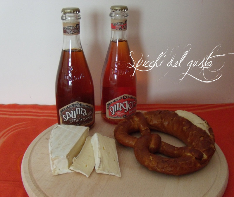 aperitivo con bretzel e baladin