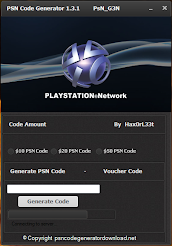 PSN Code Generator