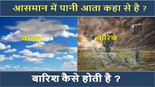 barish kaise hoti hai hindi me