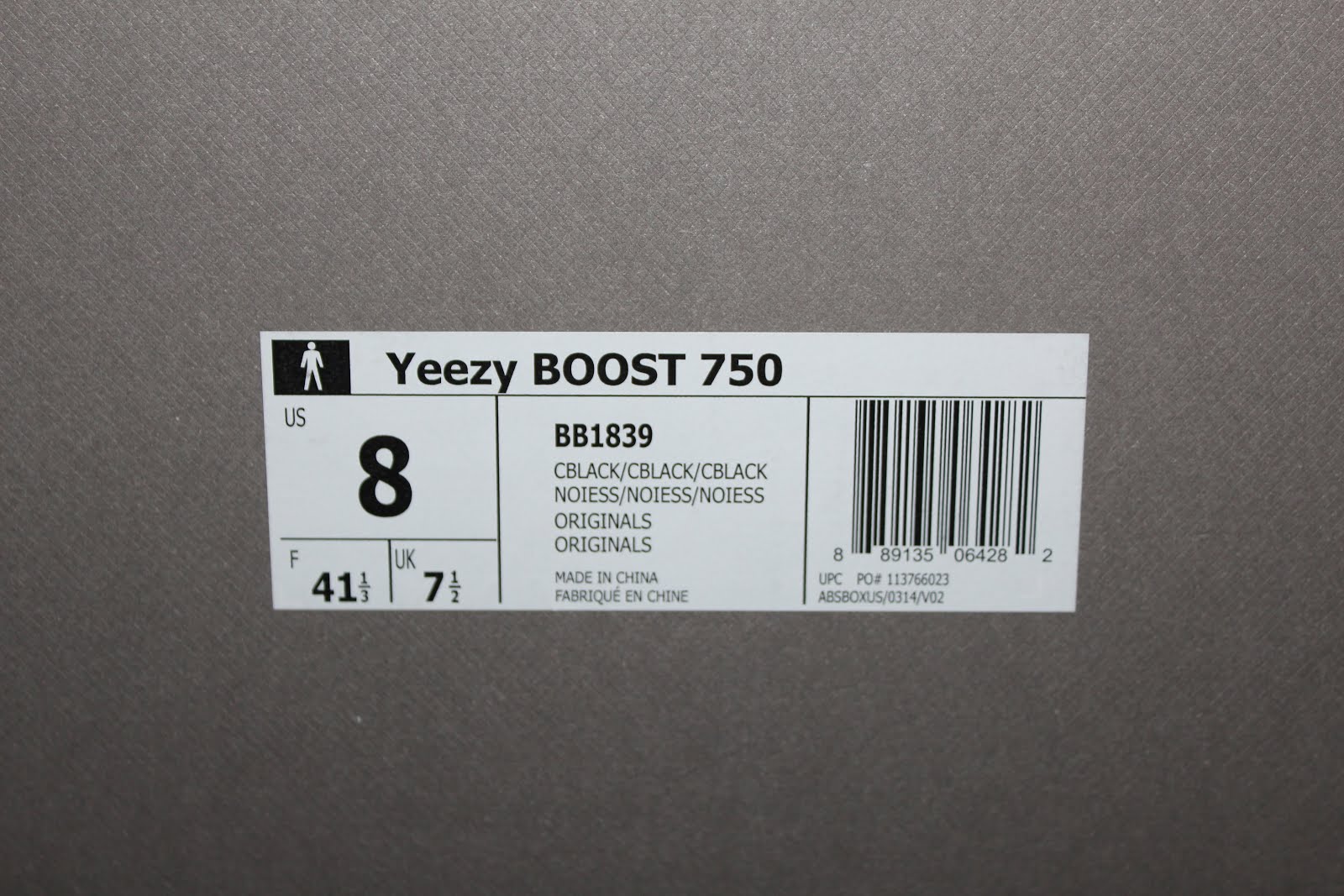 yeezy boost 750 box