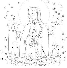 Inmaculada Concepción colorear