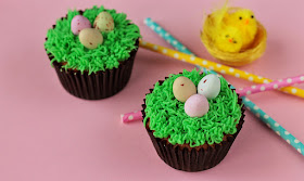 Easter Cupcakes, the perfect gift or centrepiece for your Easter table. Easier than you think to make too! GoodFoodShared.Blogspot.com