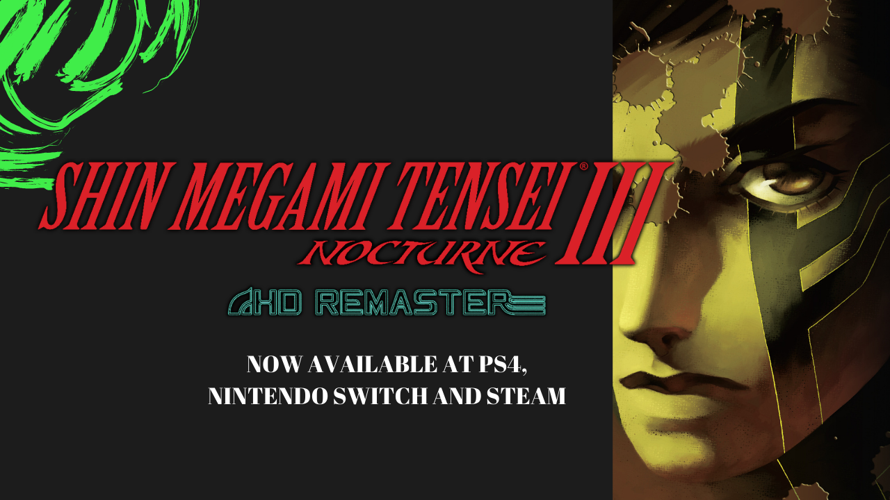 Much-Awaited Shin Megami Tensei III Nocturne HD Remaster Now Available for PS4, Nintendo Switch and Steam Ranneveryday
