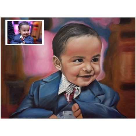 Relive Your Childhood With Handmade Baby Portraits