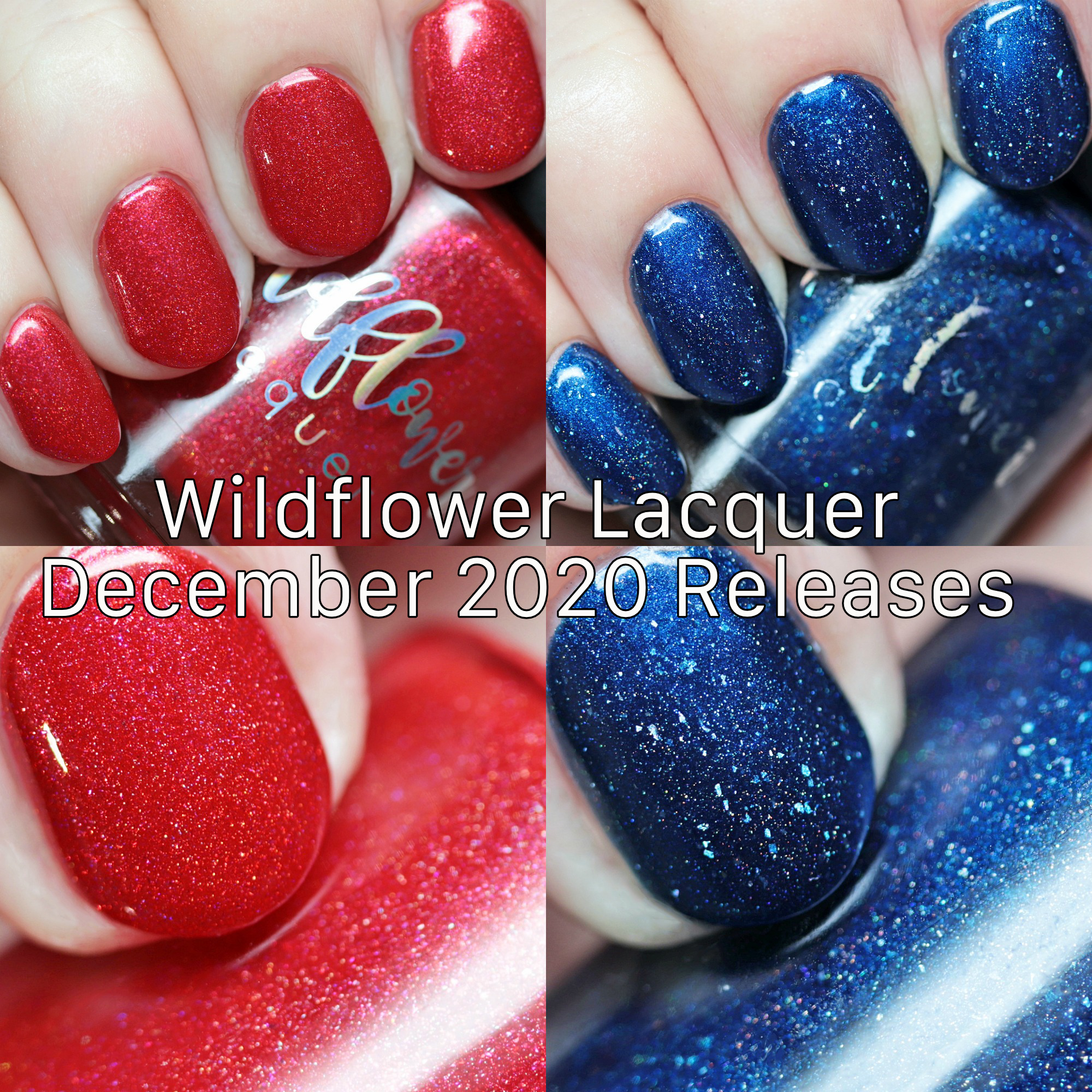 The Polished Hippy Wildflower Lacquer December 2020 Releases Swatches