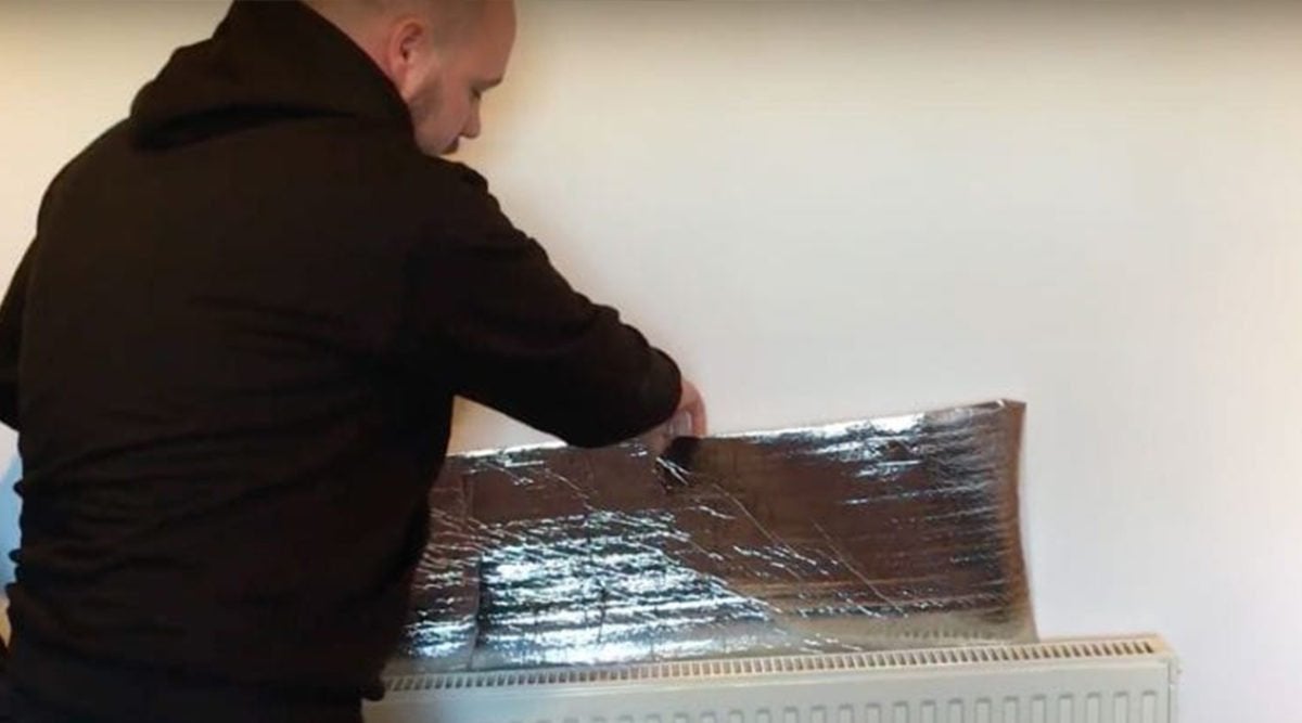 Stick A Piece Of Aluminum Foil Behind Your Radiator And Amplify Its