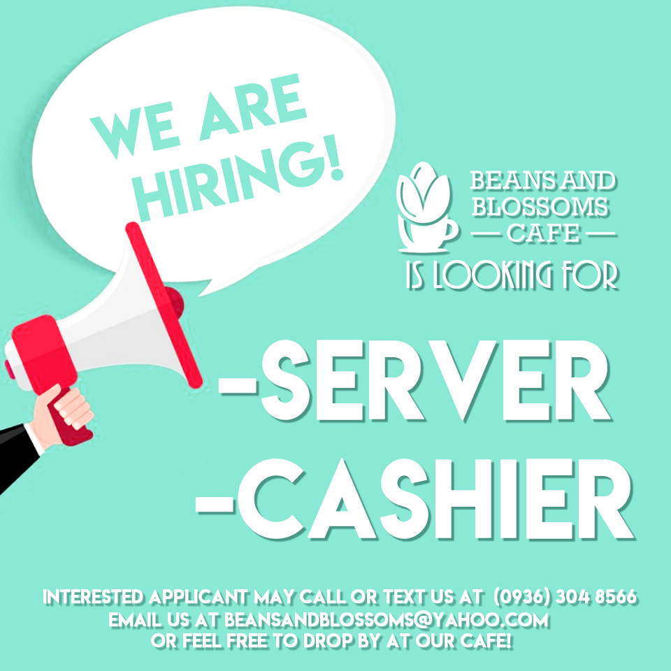 Job Opening Beans and Blossoms Cafe