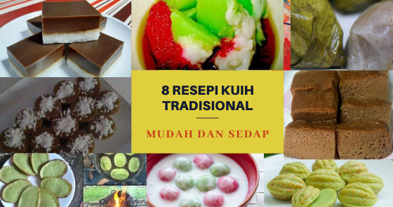 Kuih tradisional resepi muih 8 Aneka