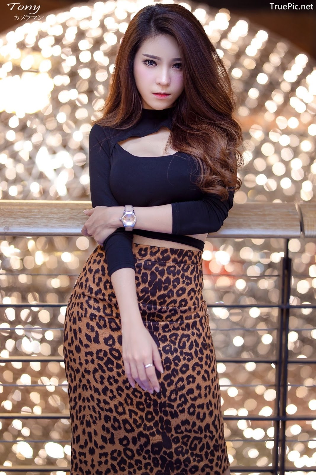 Image-Thailand-Hot-Model-Janet-Kanokwan-Saesim-Sexy-In-Black-And-Leopard-Fabric-TruePic.net- Picture-14
