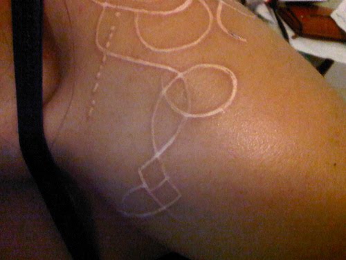 tyga neck tattoos forastitchinthyme: white ink tattoos