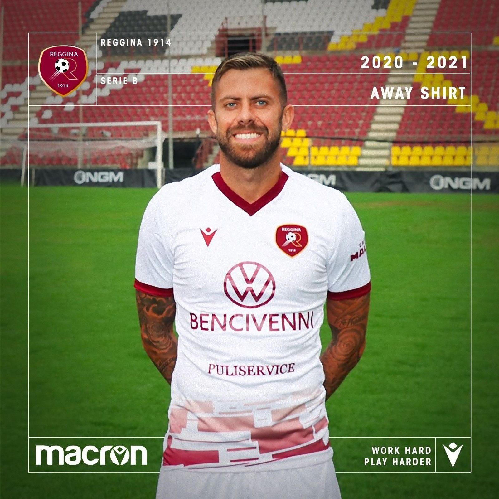 レッジーナ1914 202021 ユニフォーム ユニ11