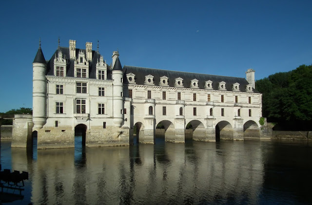 Chateau of Chenonceau.  Indre et Loire, France. Photographed by Susan Walter. Tour the Loire Valley with a classic car and a private guide.