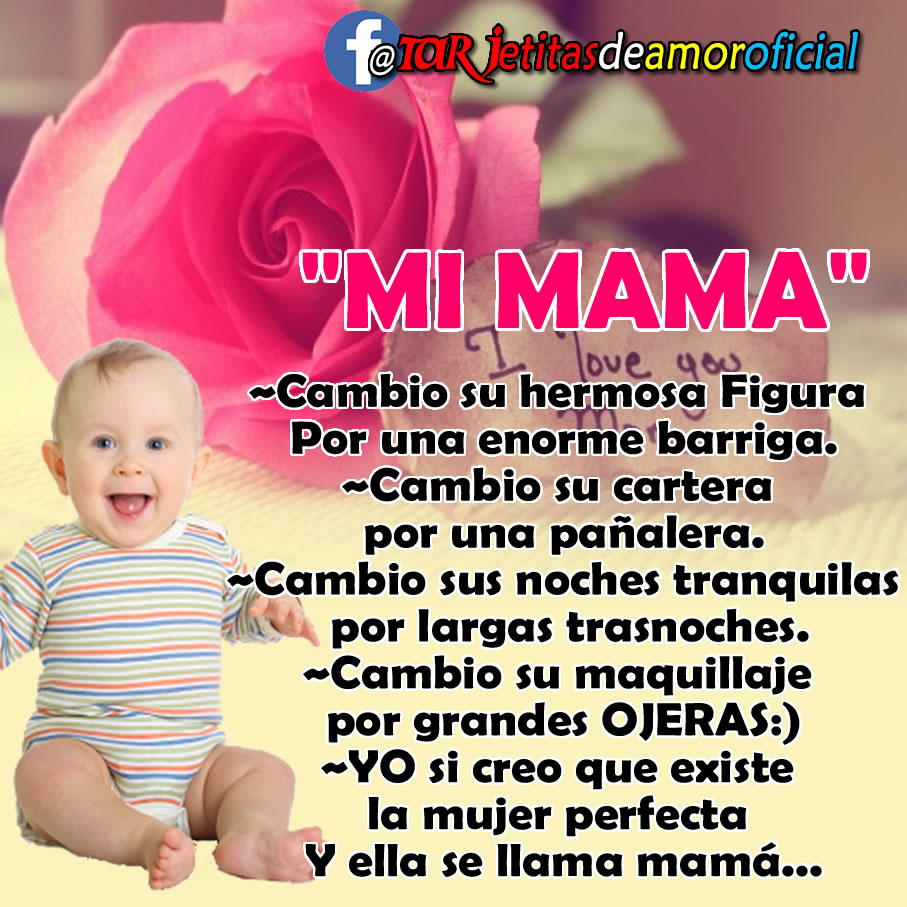 Todo El Amor Para Mi Mama En Este D A Hermosas Tarjetas Y Postales Con Frases Y Mensajes Para