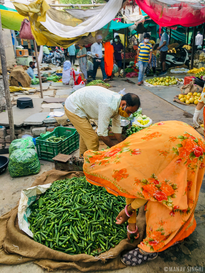 Lal Kothi Sabji Mandi, Jaipur. One of the biggest Vegetable Market of Jaipur.