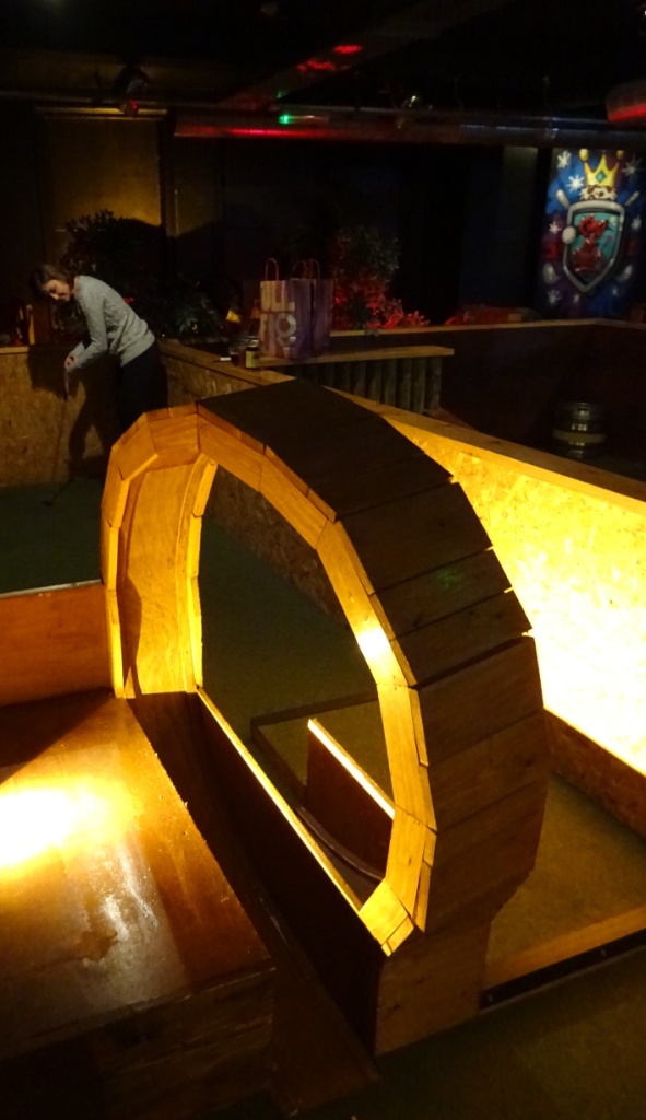 The Ham and Egger Files Mini Golf at Roxy Ball Room in Leeds