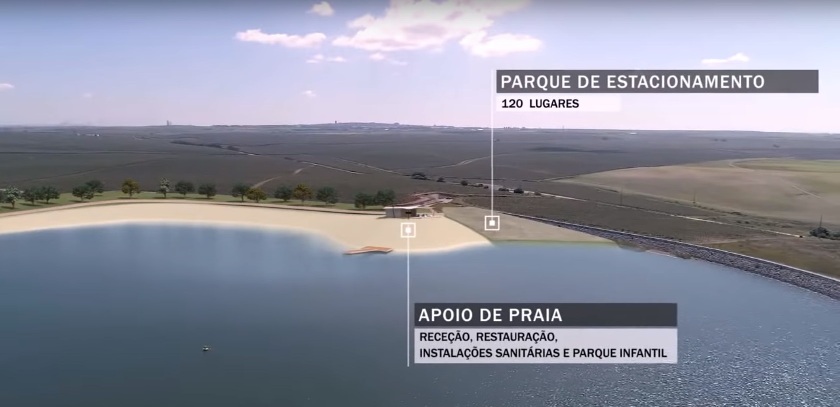 Parque de estacionamento e Apoio á Praia