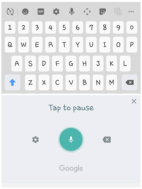 Speech-to-text Android keyboard