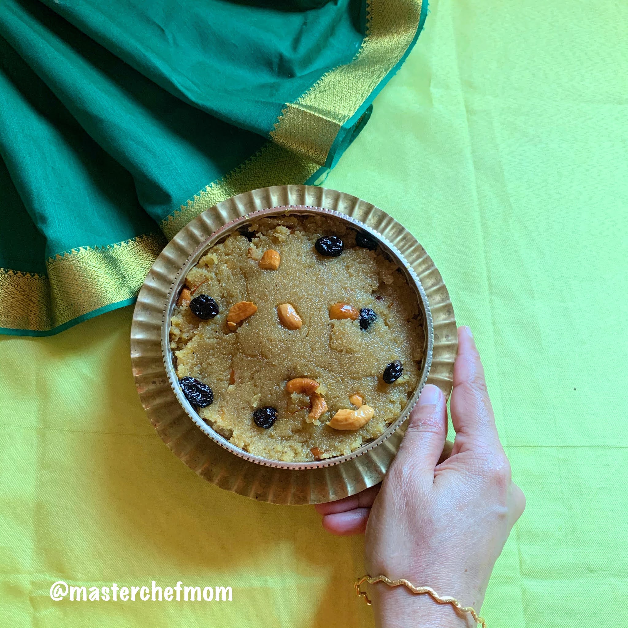 MASTERCHEFMOM Rava Kesari Using Jaggery How to make Sooji Halwa