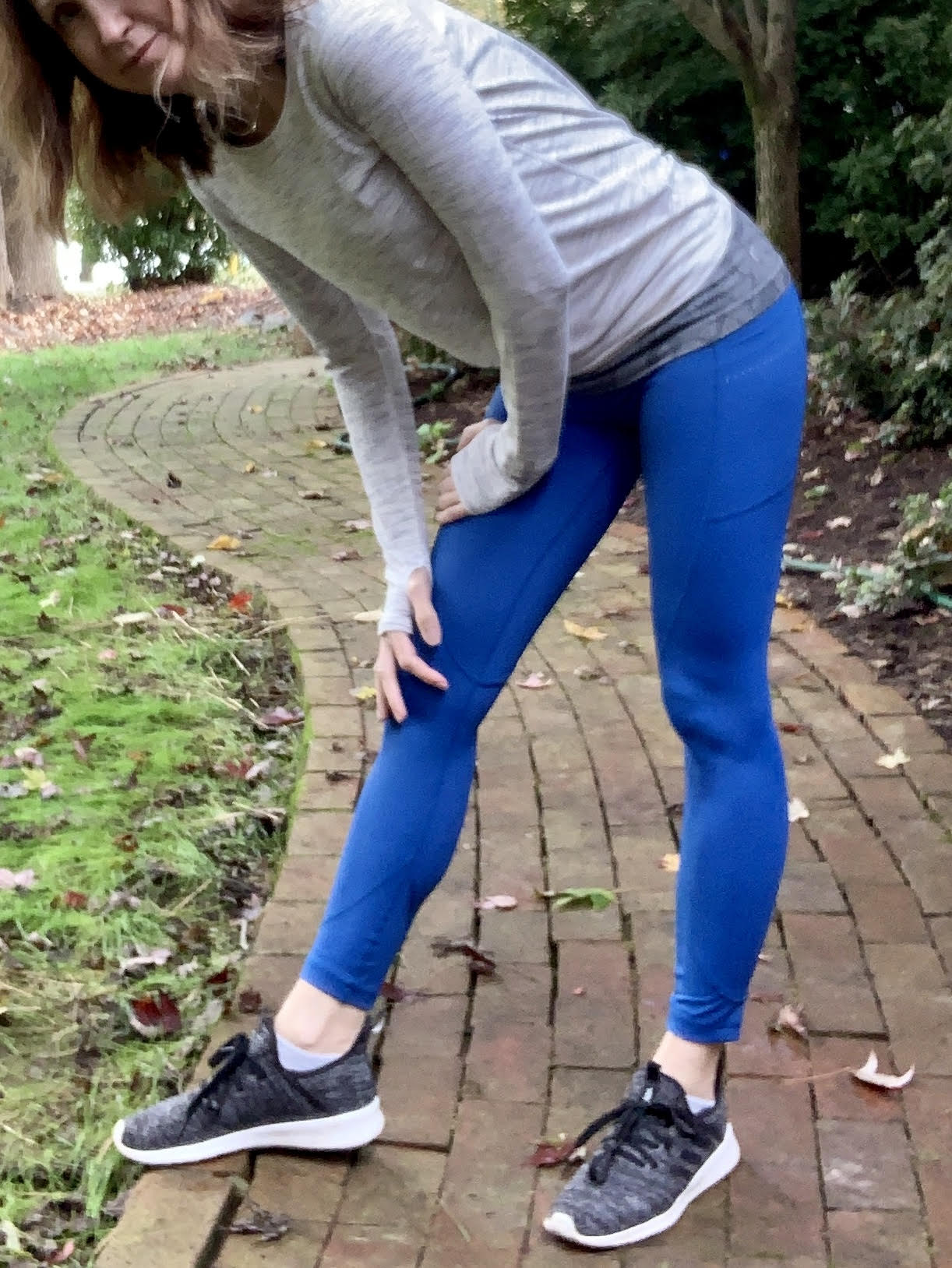 Zyia Blue Reflective Leggings Factory 