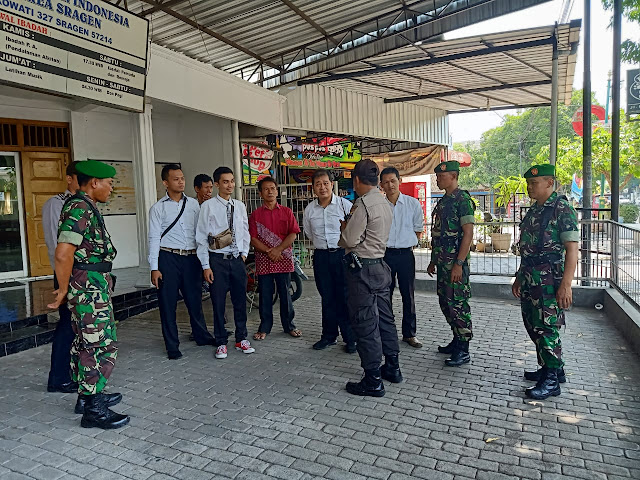 Wujud Sinergitas Koramil Sragen Laksanakan Patroli Gabungan