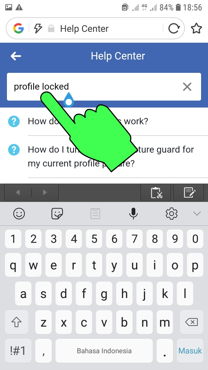 Cara meng aktifkan profile terkunci/profile locked di akun facebook