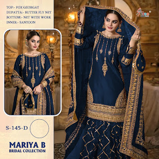 Shree fab mariya b bridal pakistani suits