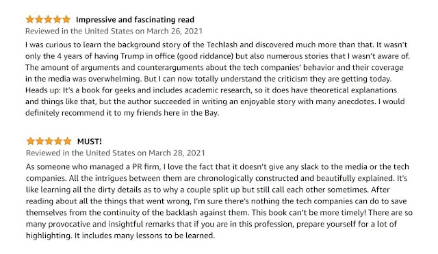 Techlash Book Amazon Reviews