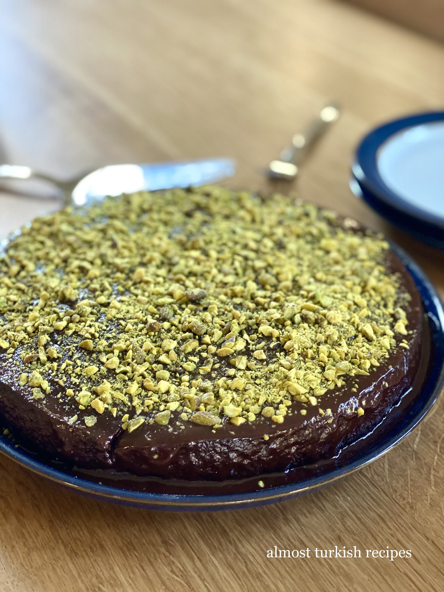 Almost Turkish Recipes Easy Moist Chocolate Cake (Kakaolu Islak Kek)
