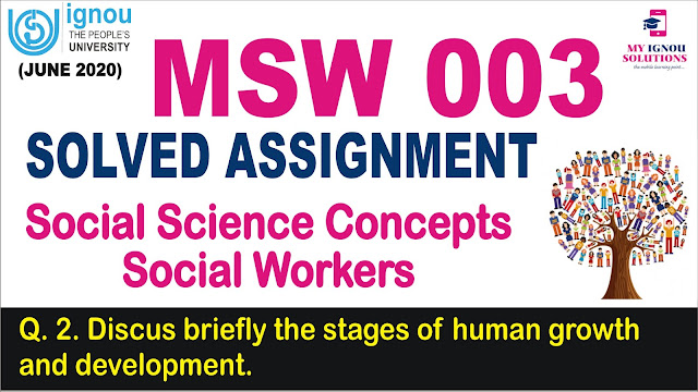 msw 003, msw solved assignment